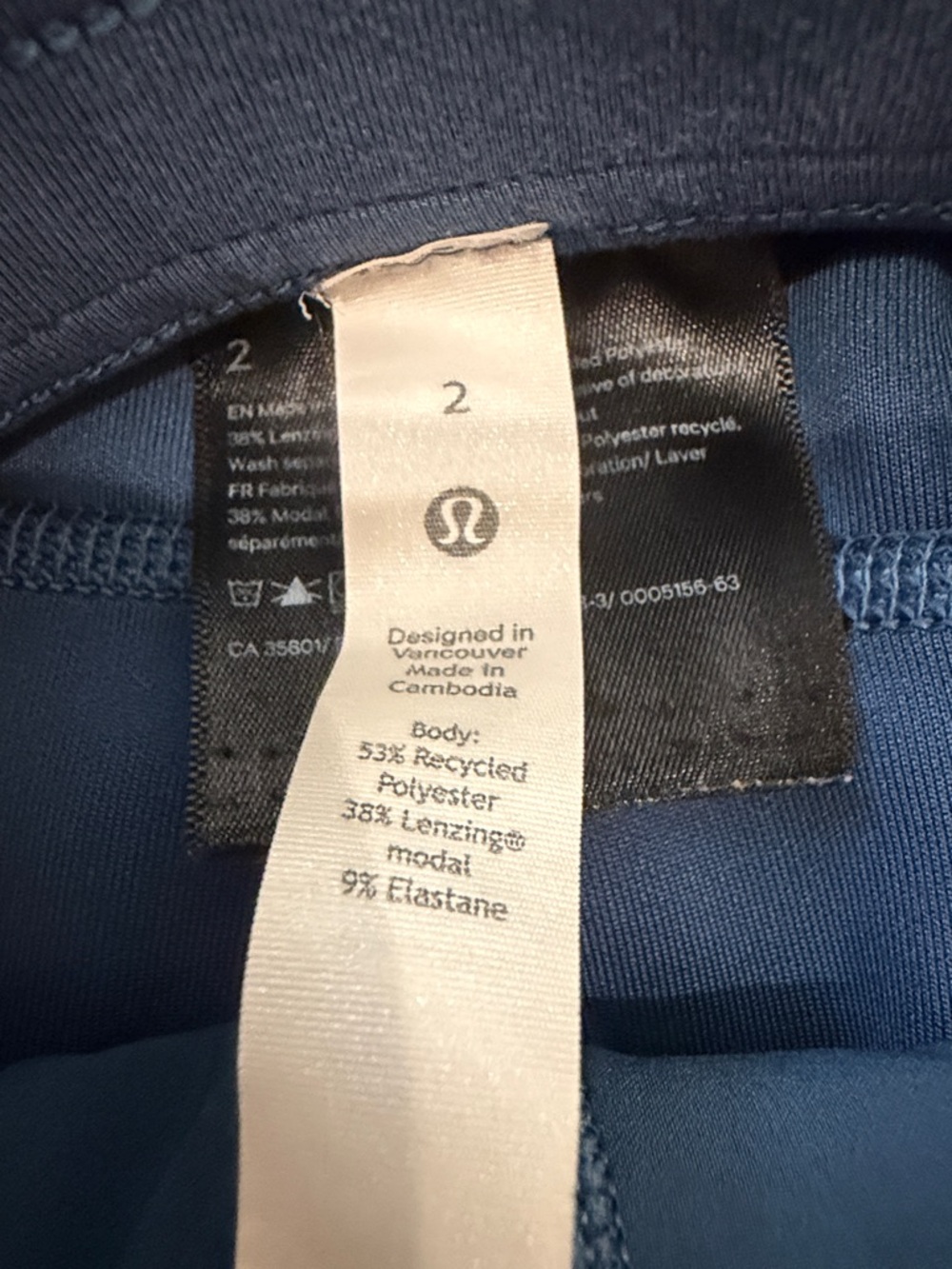lululemon athletica Cropped Wide-Leg Pants in Slate - Picture 2 of 3